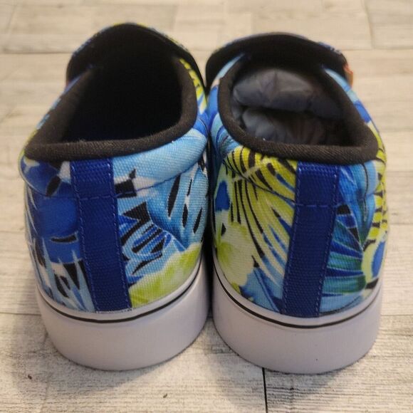 NEW Nike Court Rayale AC Print‎ Womens 10 Blue Canvas Slip-On Shoes Sneakers - Picture 7 of 13